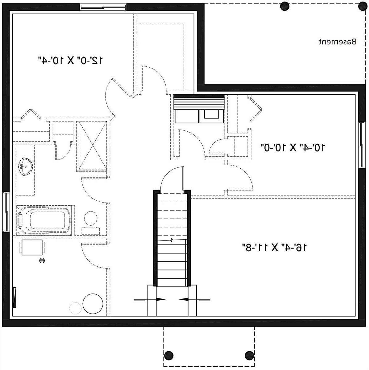 Basement image of Miranda 5 House Plan