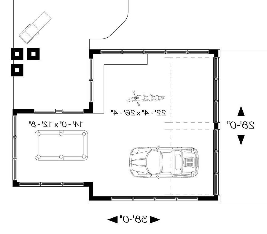 1st Floor Plan image of Versa House Plan