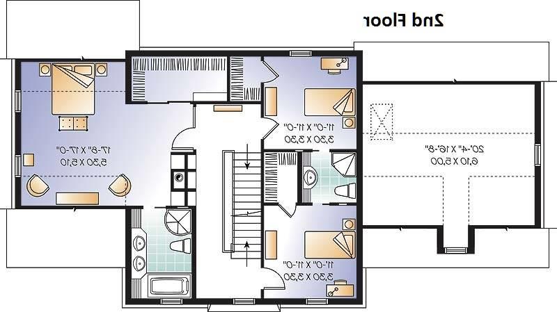 2nd Floor Plan image of Chisholm House Plan