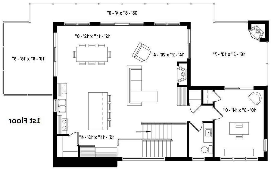 2nd Floor Plan image of Oslo House Plan