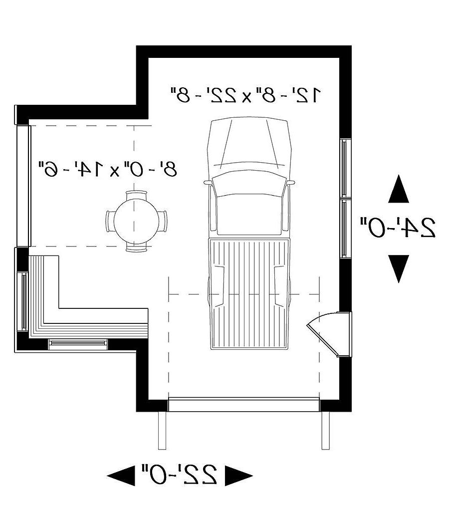 1st Floor Plan image of The Nook House Plan