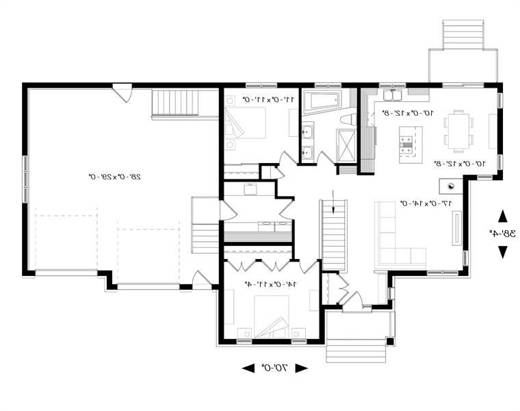 1st Floor Plan image of Ashbury 3 House Plan