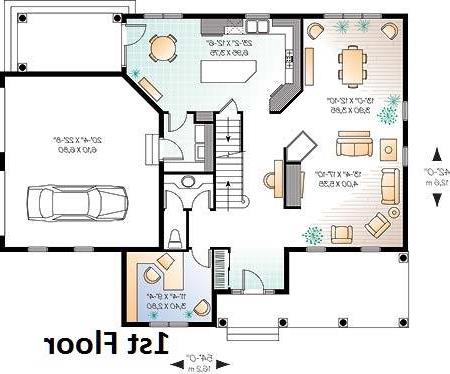 1st Floor Plan image of Canadian House Plan