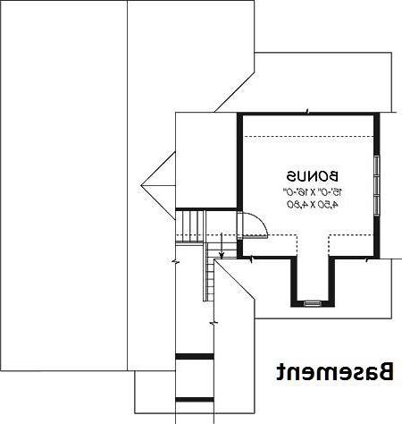 Basement image of Dahlia House Plan
