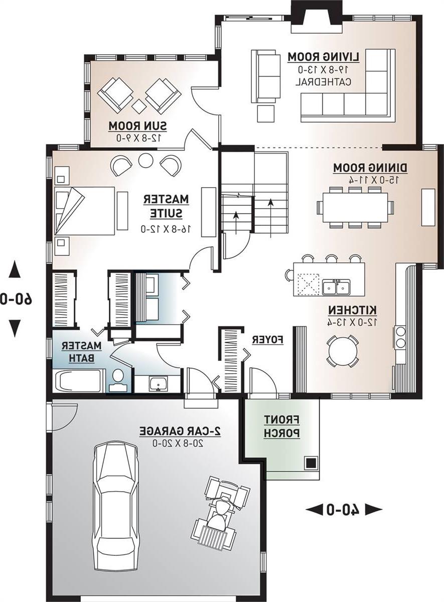 1st Floor Plan image of Grandmont House Plan