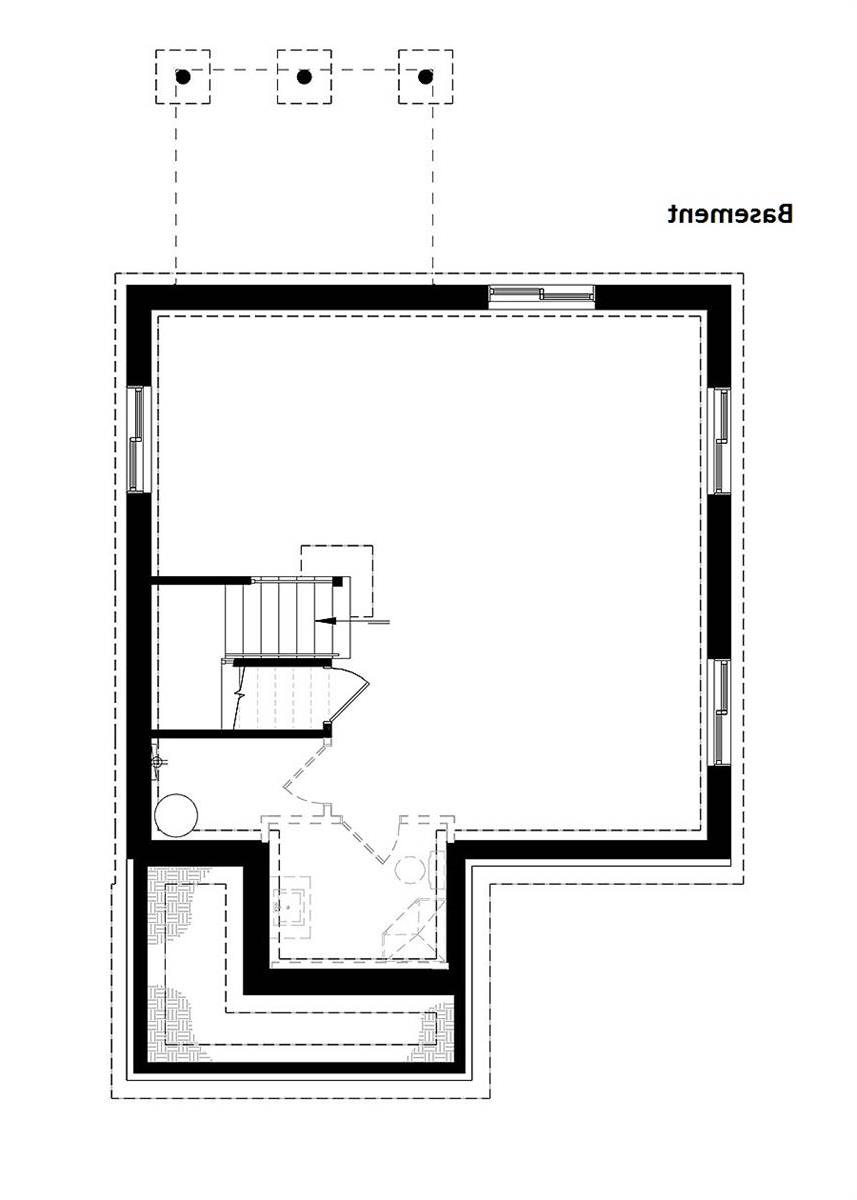 Basement image of Kinkade House Plan