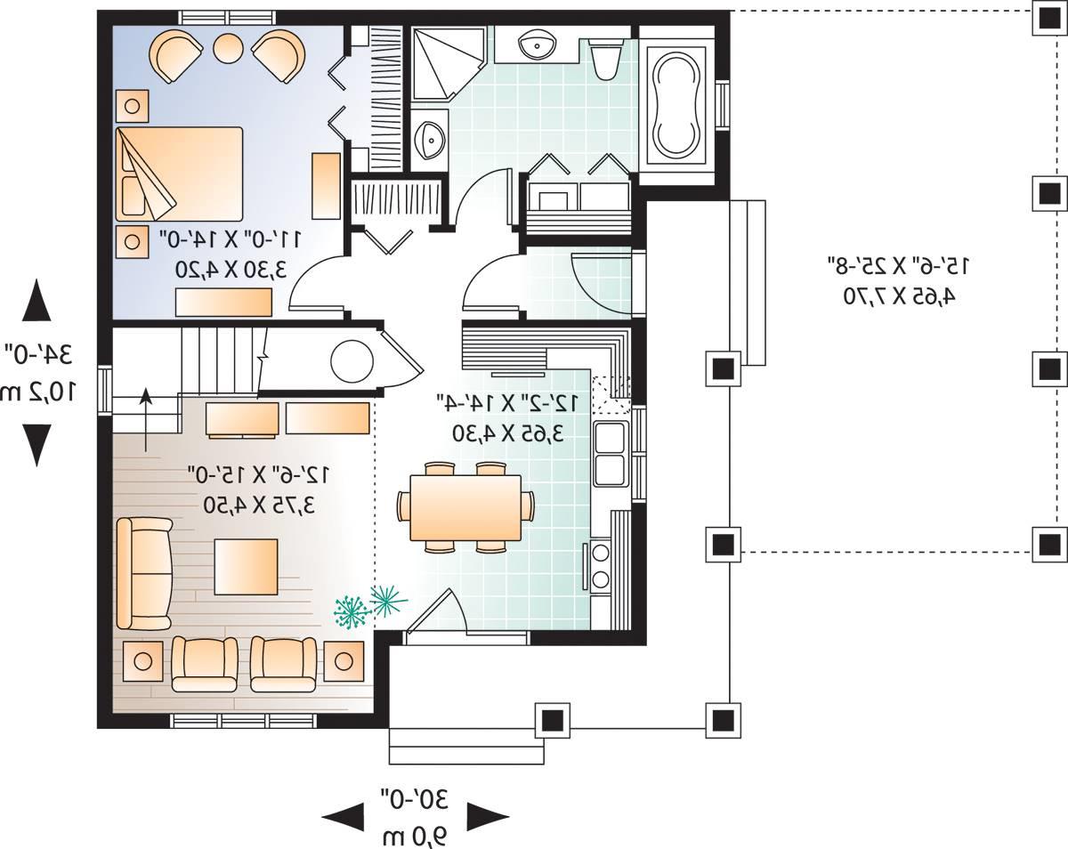 1st Floor Plan image of Celeste 2 House Plan