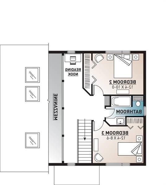 2nd Floor Plan image of Ataglance House Plan