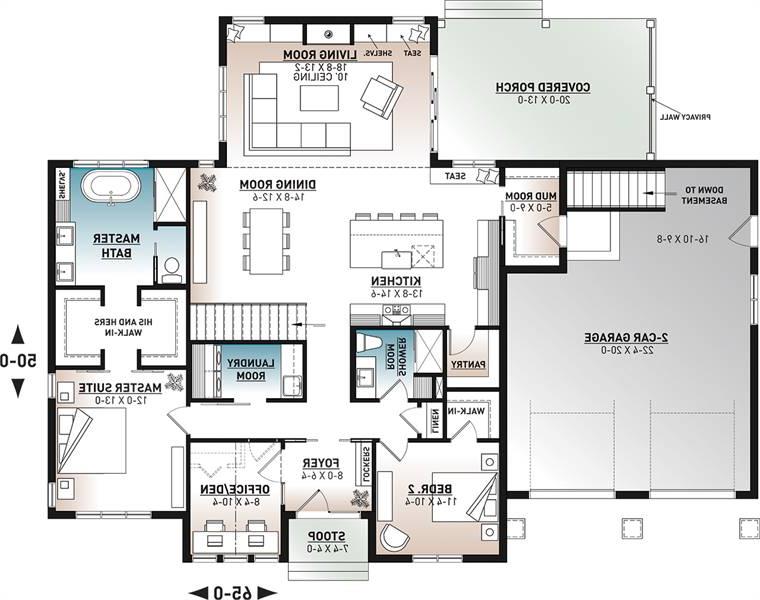 1st Floor Plan image of Maple Way House Plan
