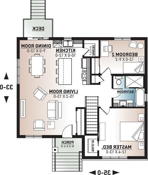 1st Floor Plan image of Kimiko House Plan