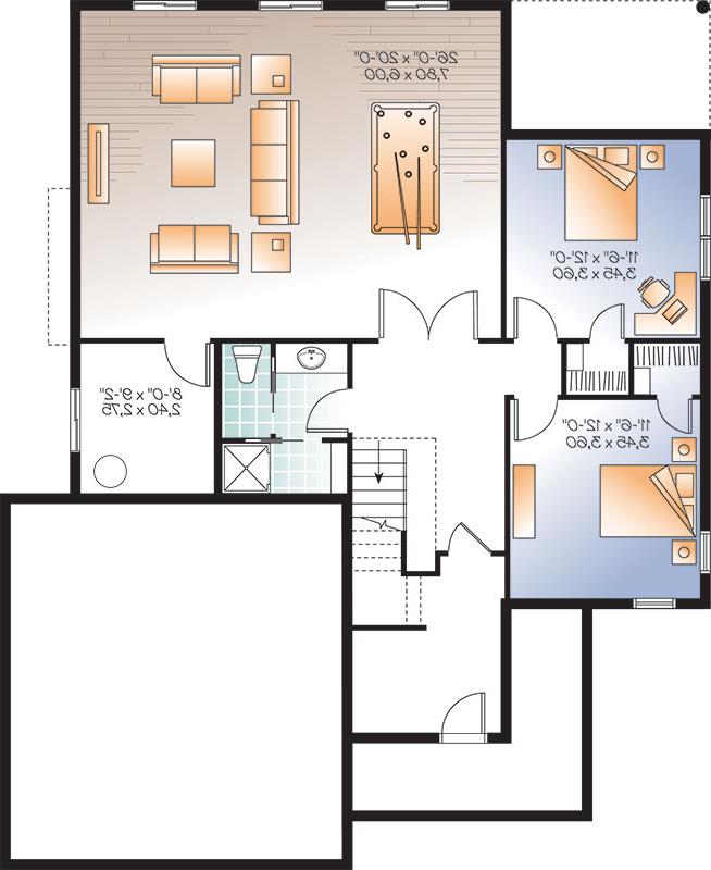 Basement image of Yorkton 3 House Plan