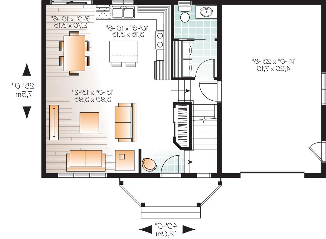 First level image of Meslay 2 House Plan