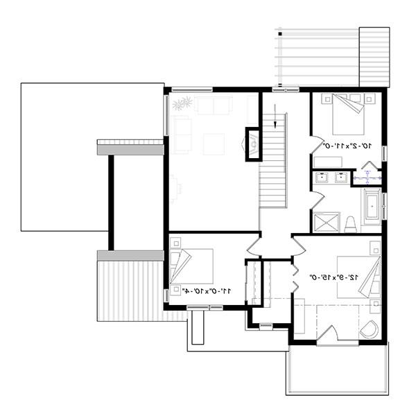 Second level image of Azalea House Plan