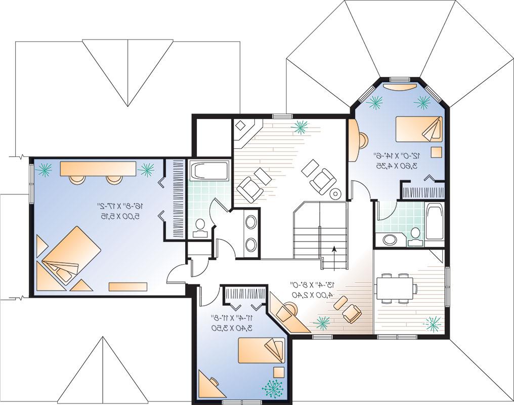 Second level image of Tristan House Plan