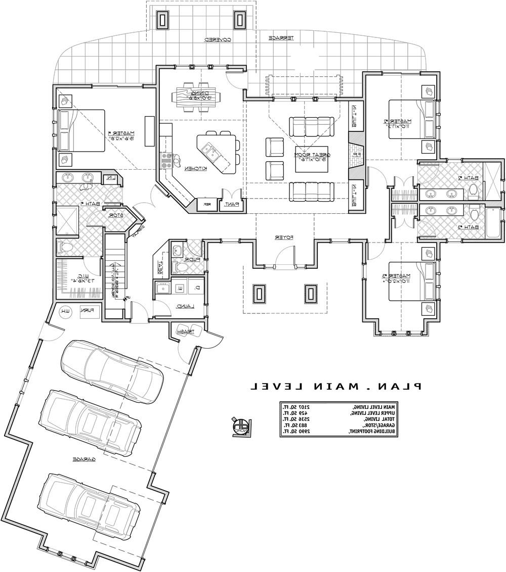 1st Floor Plan image of Plan 9632