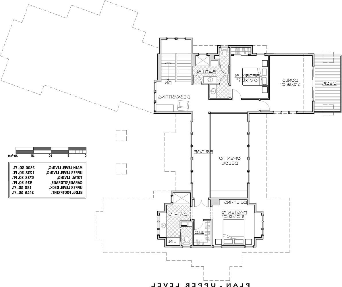2nd Floor image of Luxury Lakehouse House Plan
