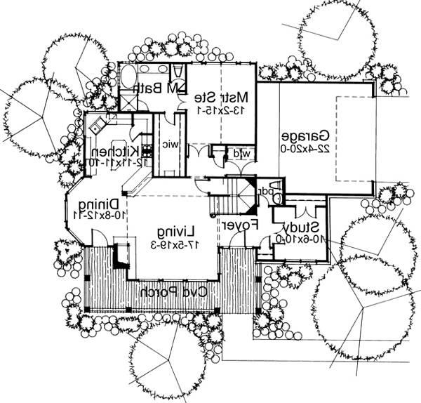 First Floor Plan image of The Victoria House Plan