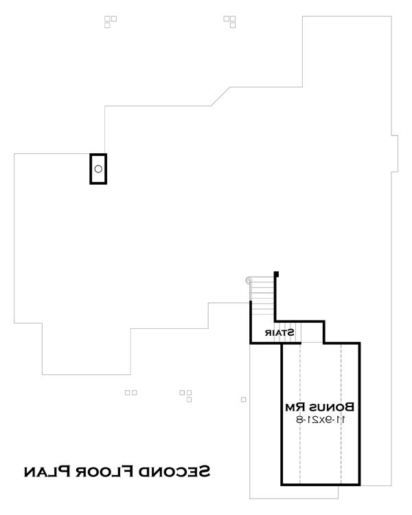 Second Floor Plan image of Lado del Rio House Plan