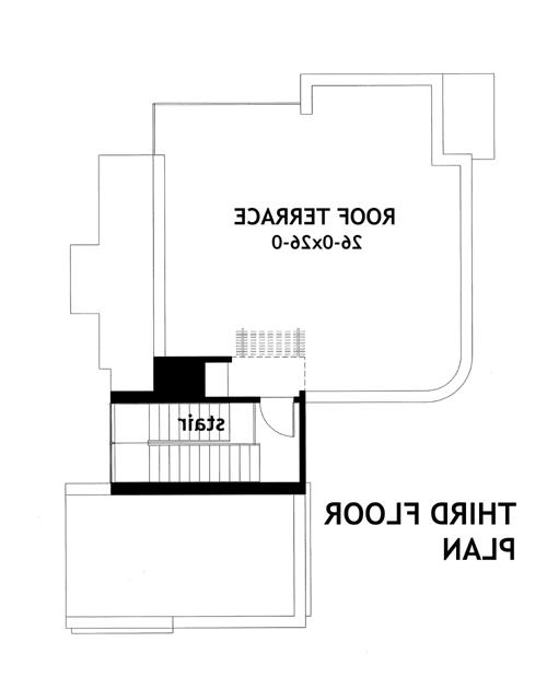 Third Floor Plan image of Vista da Sopra House Plan