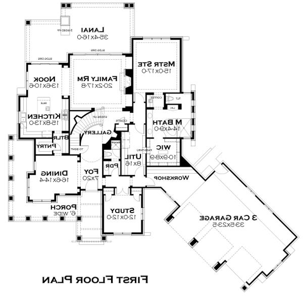 First Floor Plan image of Chambre de Benissez House Plan