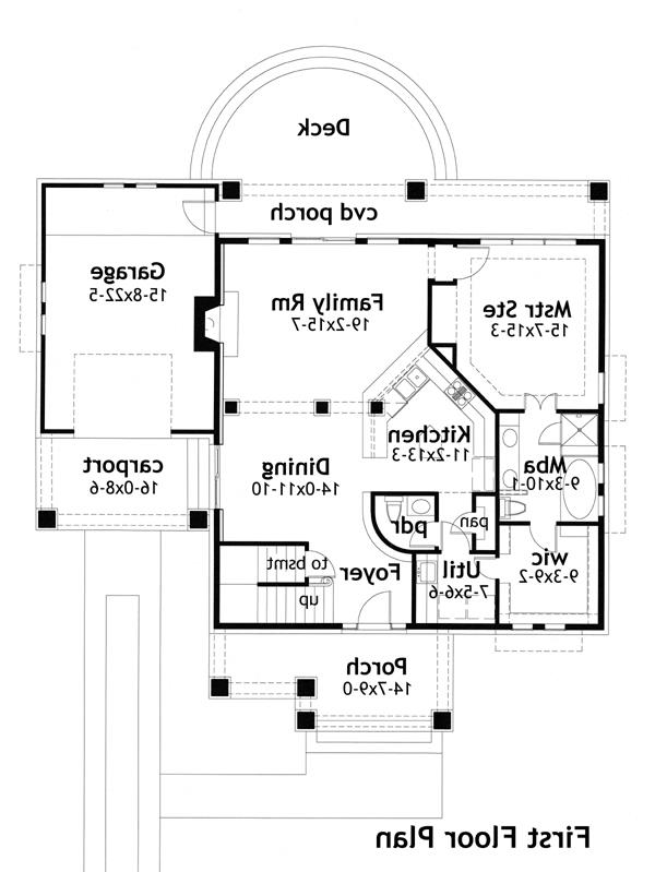 First Floor Plan image of Aliste Verde House Plan