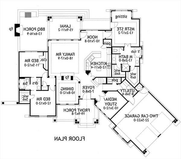 First Floor Plan image of L'Attesa Di Vita II House Plan
