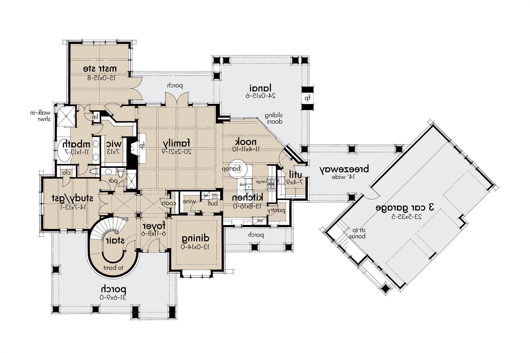 1st Floor image of L'Bella Liza House Plan