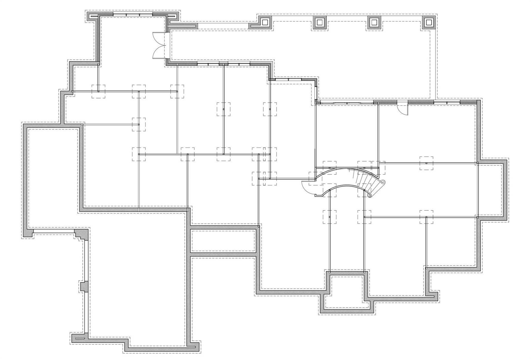 Basement Floor Plan image of L'Accettazione House Plan