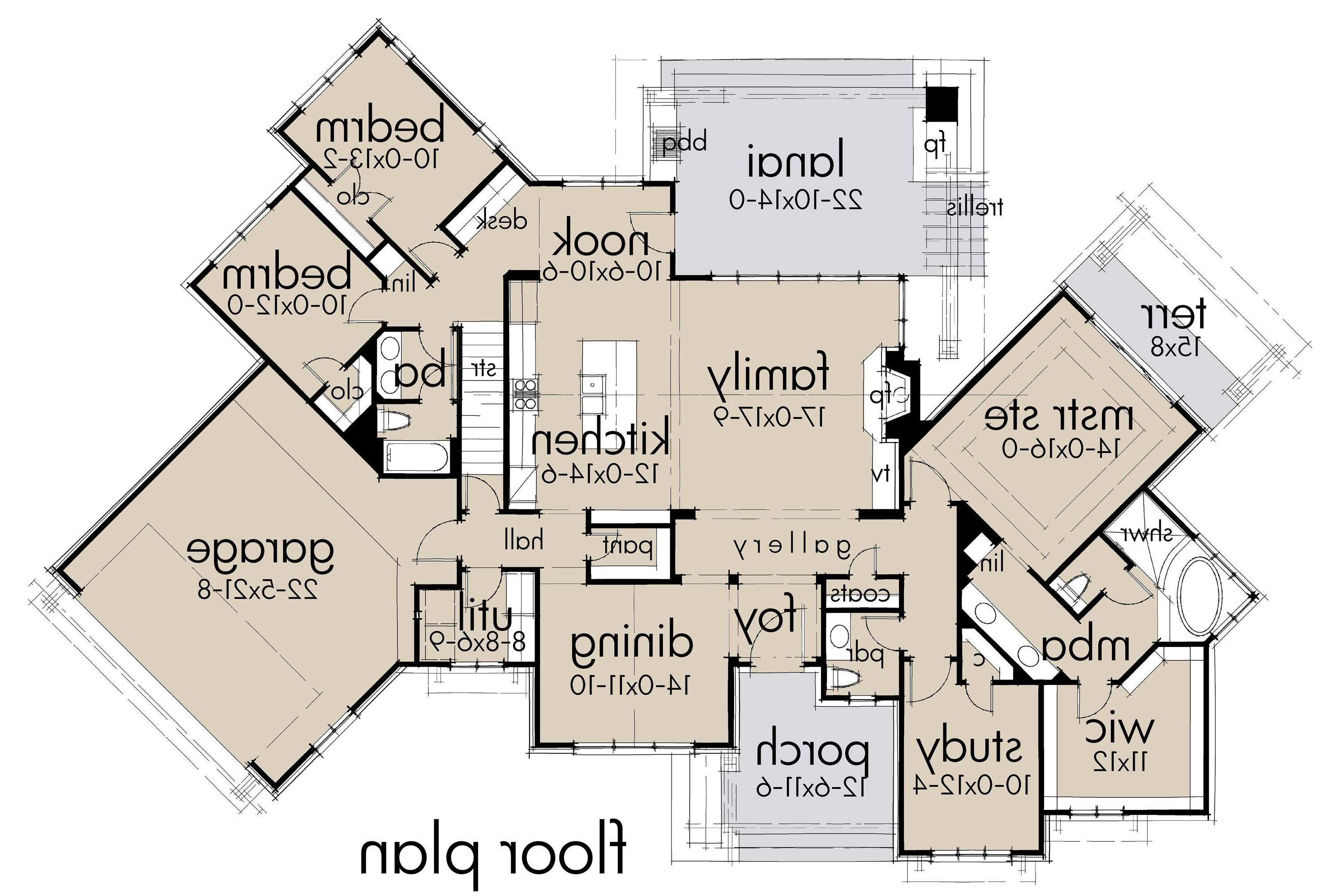 1st Floor image of D'Ispirazione House Plan