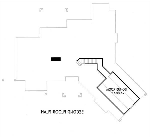 Second Floor Plan image of Vita di Lusso House Plan