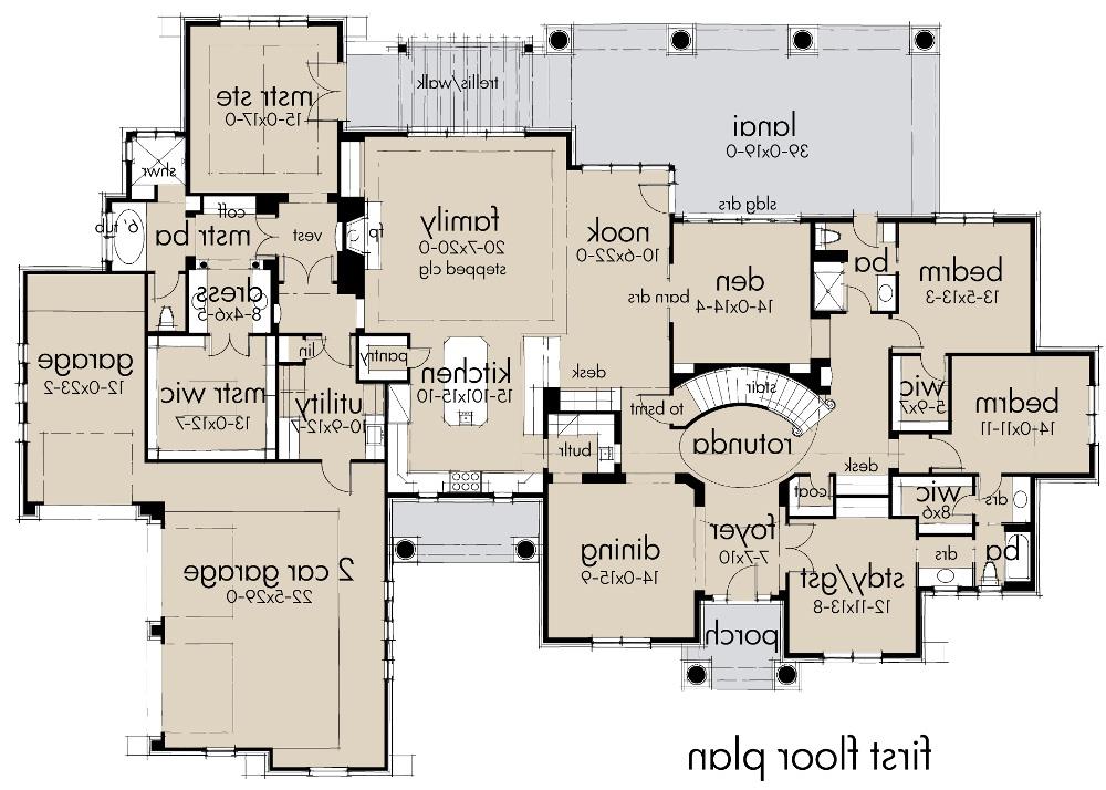 First Floor Plan image of L'Accettazione House Plan