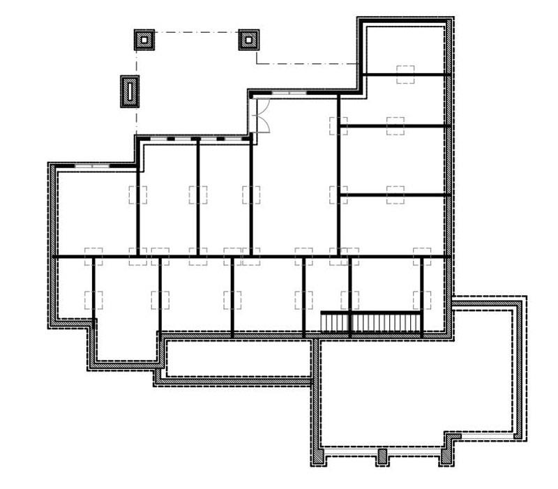Walkout Basement Floor Plan image of La Casa Bella House Plan
