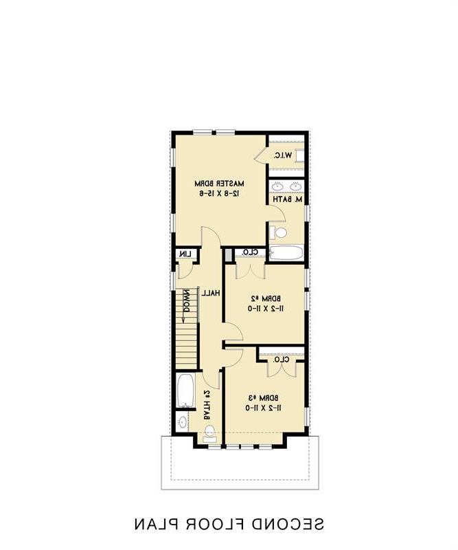2nd Floor image of Roycroft House Plan
