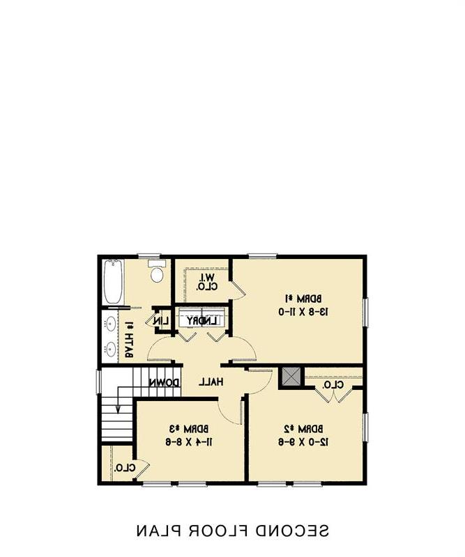 2nd Floor image of Norfolk House Plan