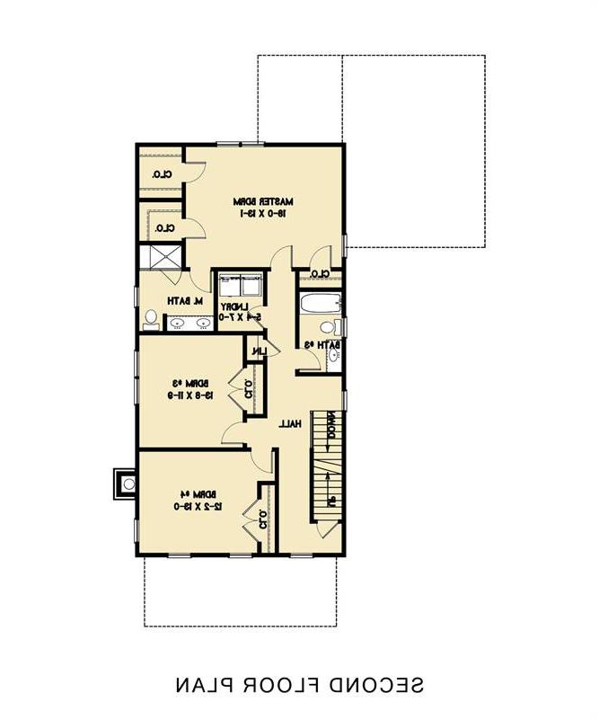 2nd Floor image of Durham House Plan
