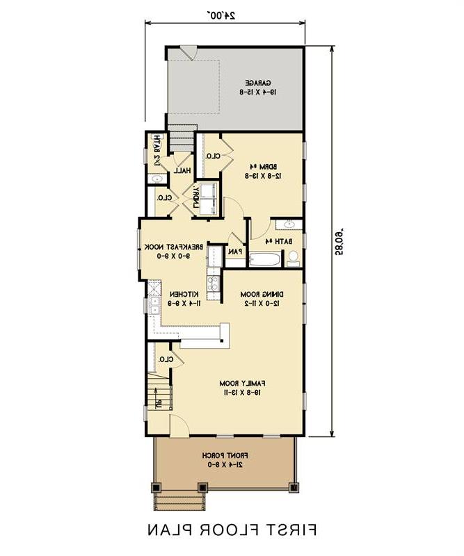 1st Floor image of Lemonade House Plan