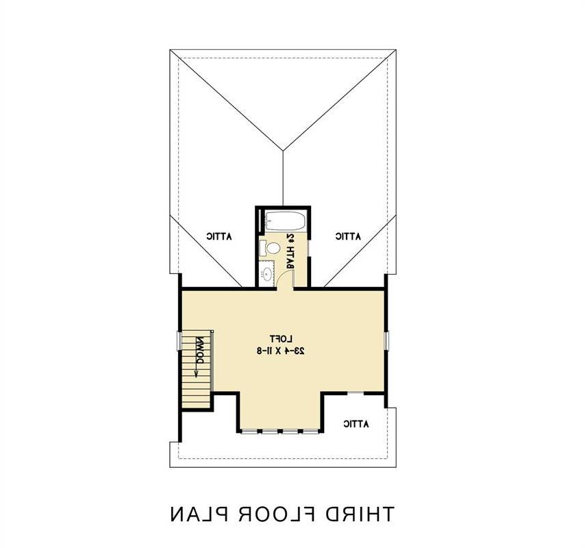 3rd Floor image of Lemonade House Plan
