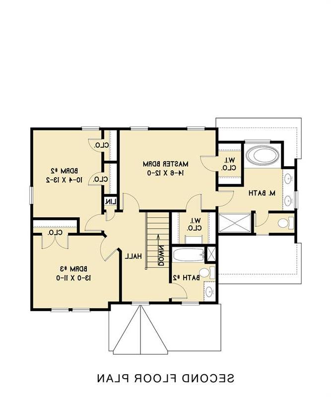 2nd Floor image of Carpenter III House Plan