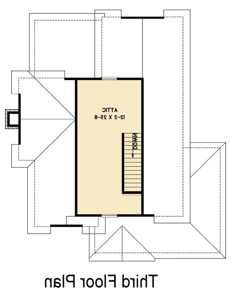 3rd Floor image of Cape May House Plan