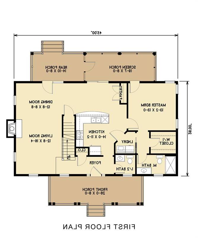 1st Floor image of Bayou Bliss House Plan