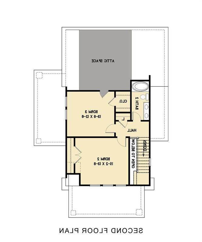 2nd Floor image of Oklahoma House Plan