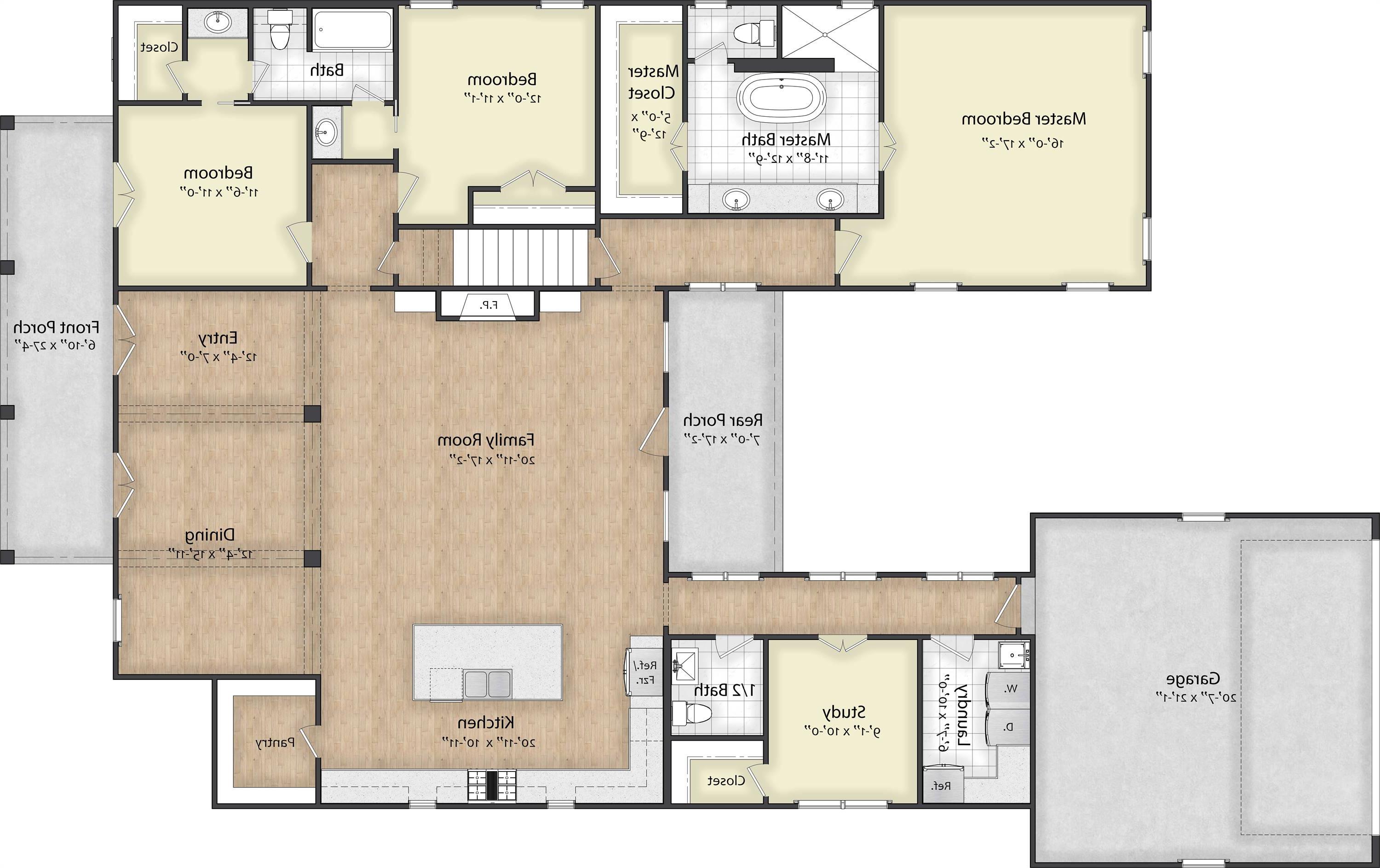 1st Floor image of Scarlett Lane House Plan