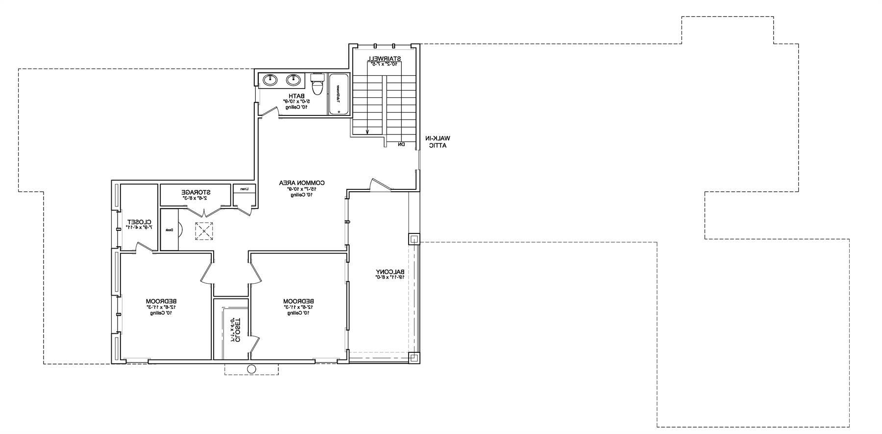 2nd Floor Plan image of Annabel Drive House Plan
