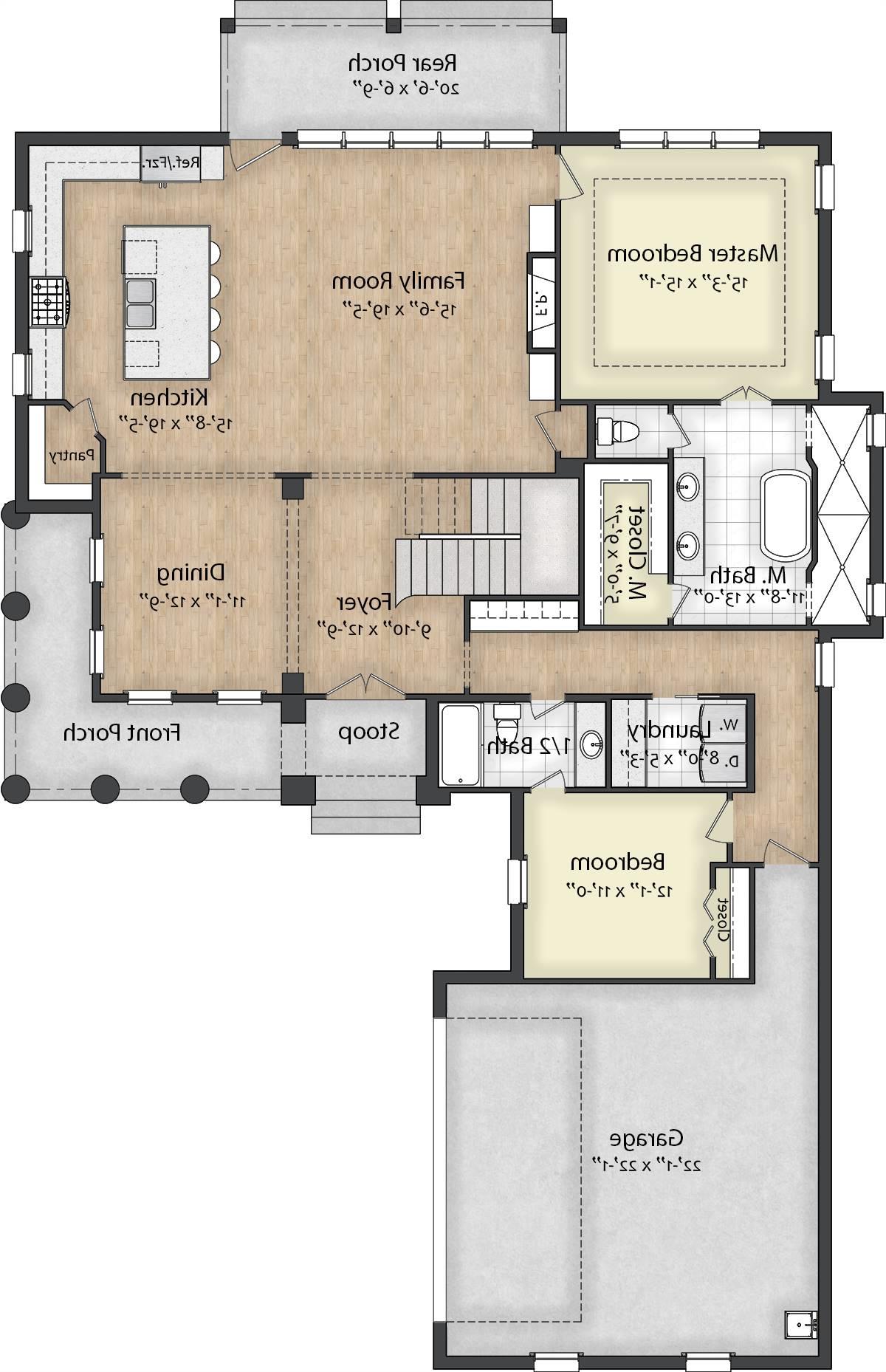 1st Floor image of Daisy Drive House Plan