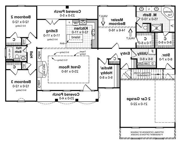 Floorplan image of The Remington House Plan