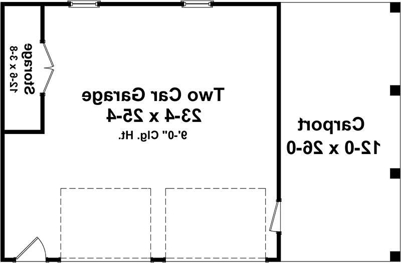 Floorplan image of The Pecan Ridge House Plan
