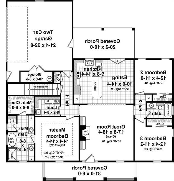 Floor Plan 2 image of The Iris Avenue House Plan