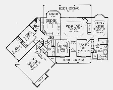 First Floor Plan image of FAIRVIEW House Plan
