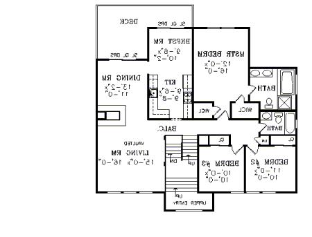 First Floor Plan image of GREENFIELD House Plan