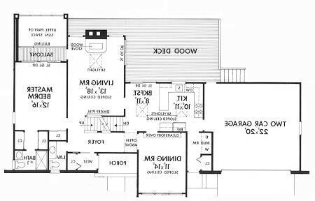First Floor Plan image of SANDALWOOD House Plan